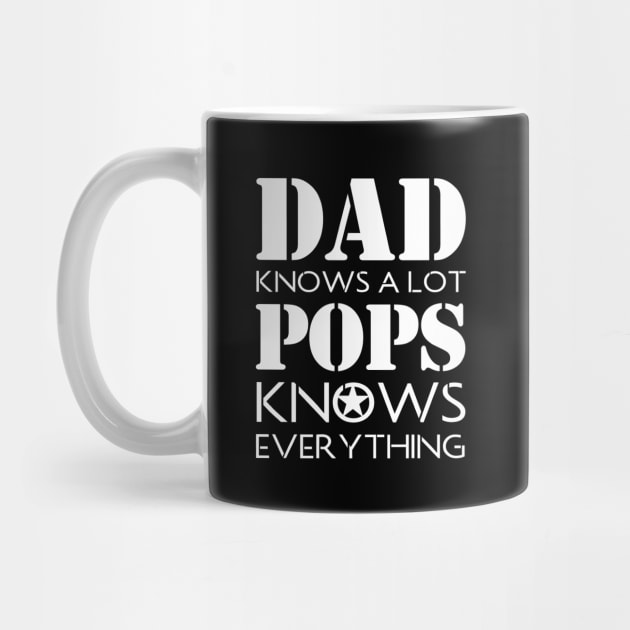 DAD KNOWS A LOT POPS KNOWS EVERYTHING by HelloShop88